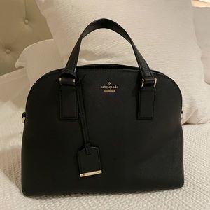 Black Kate Spade Large Crossbody with Long Strap